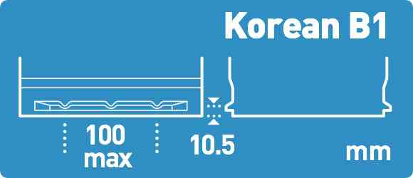 EXIDE EXCELL Batterie EB955 12V 95Ah 760A Korean B1